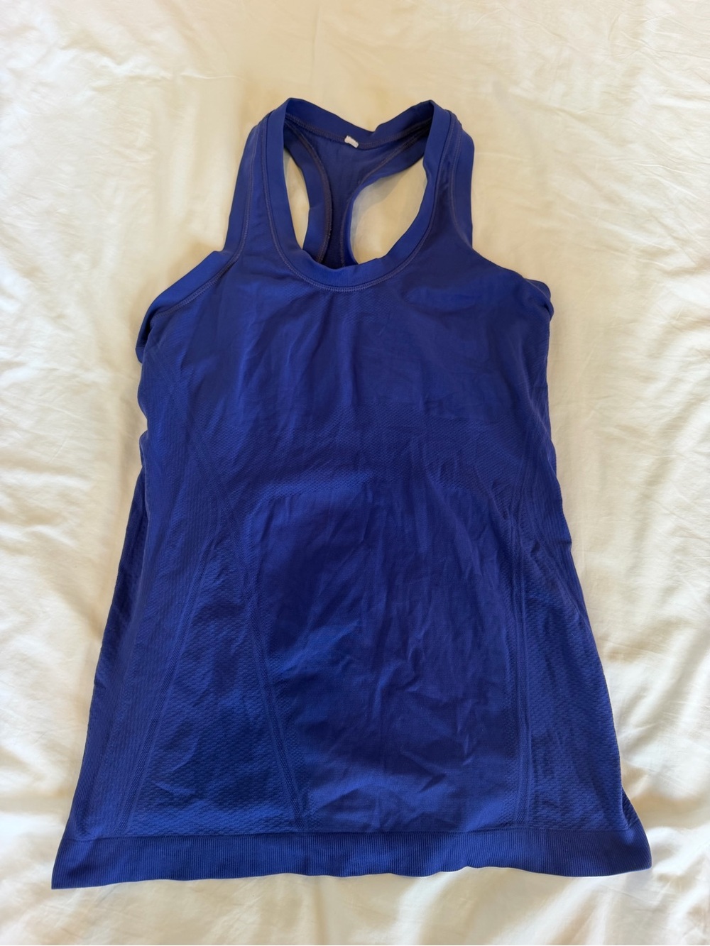 Athleta Royal Blue Racerback Performance Tank